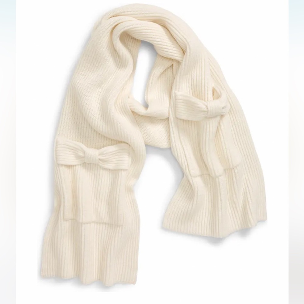 Kate Spade Bow Knit Scarf